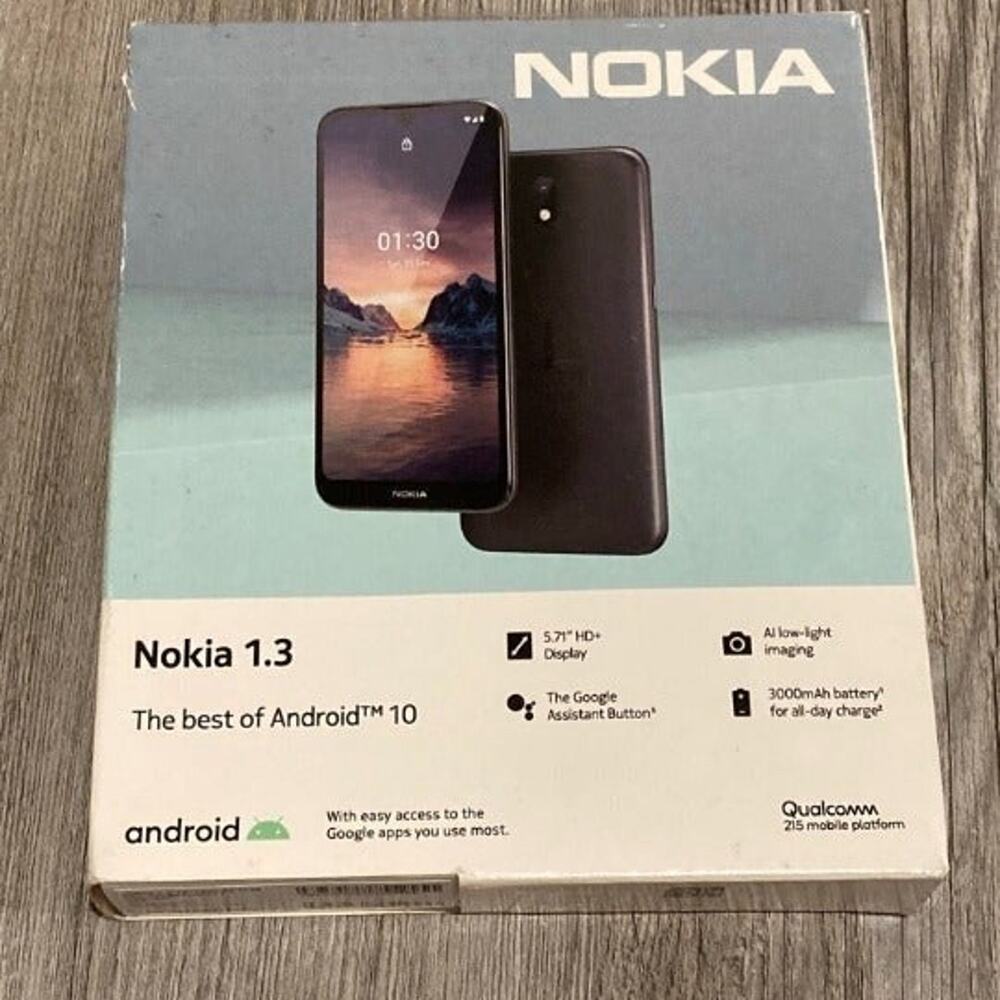 Nokia 1.3 Unlocked (16GB) - Charcoal